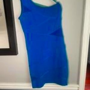 BeBe Size Medium Blue Dress